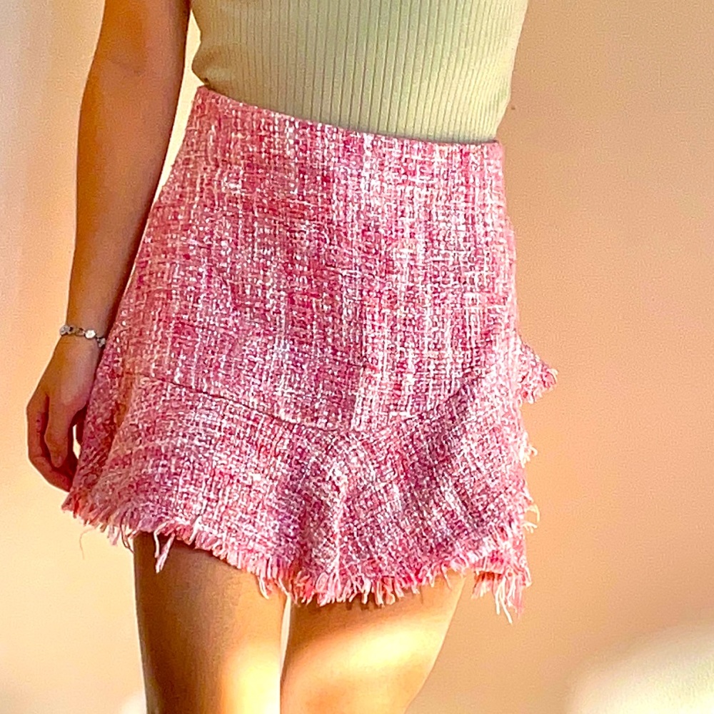 Distressed knit Skirt